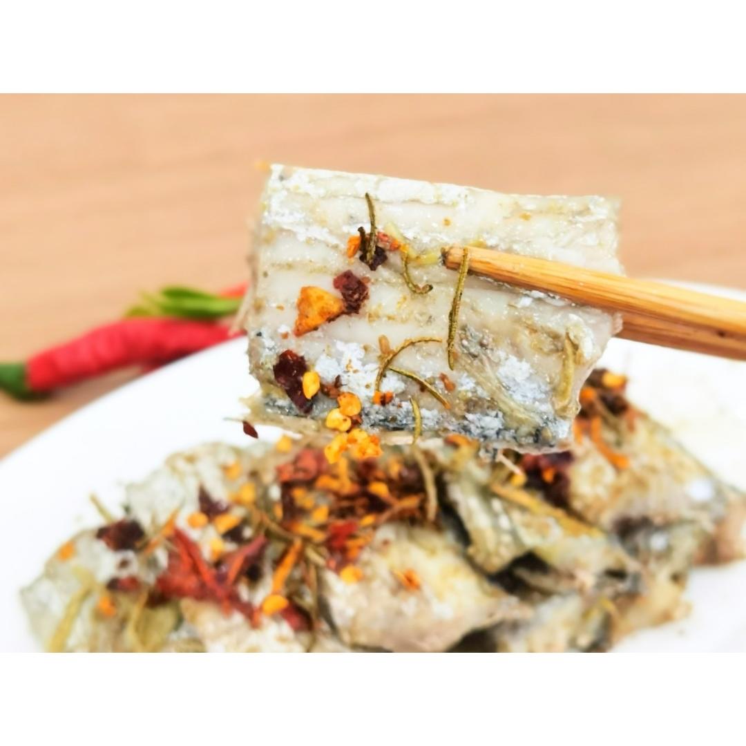 低油健康孜然烤带鱼