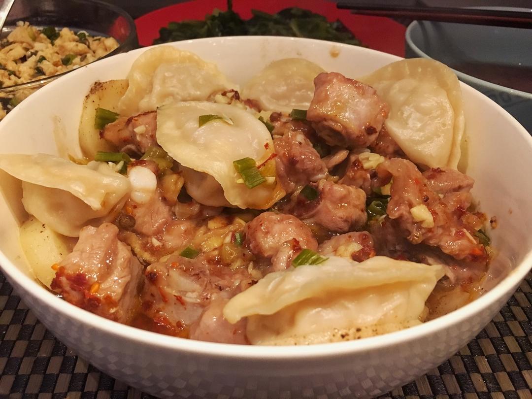 排骨蒸饺