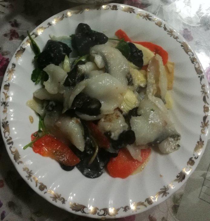 滑炒黑鱼片
