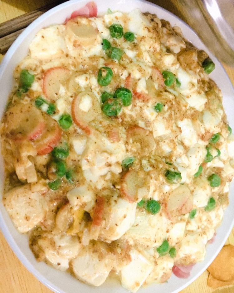 蟹黄豆腐（咸蛋黄版）