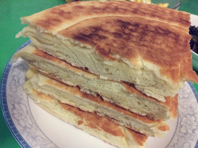 葱香发面饼