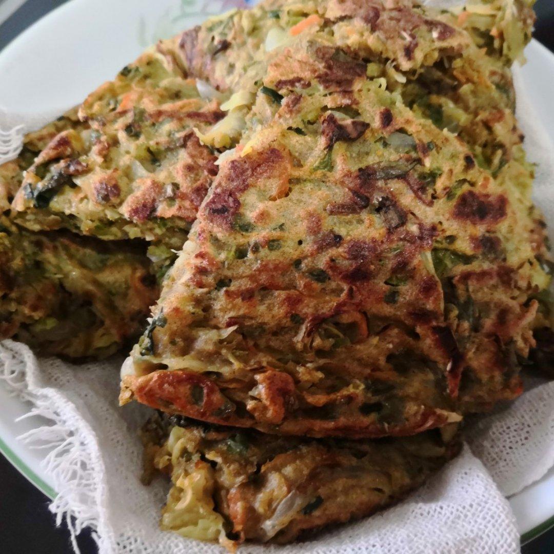鸡蛋菜饼