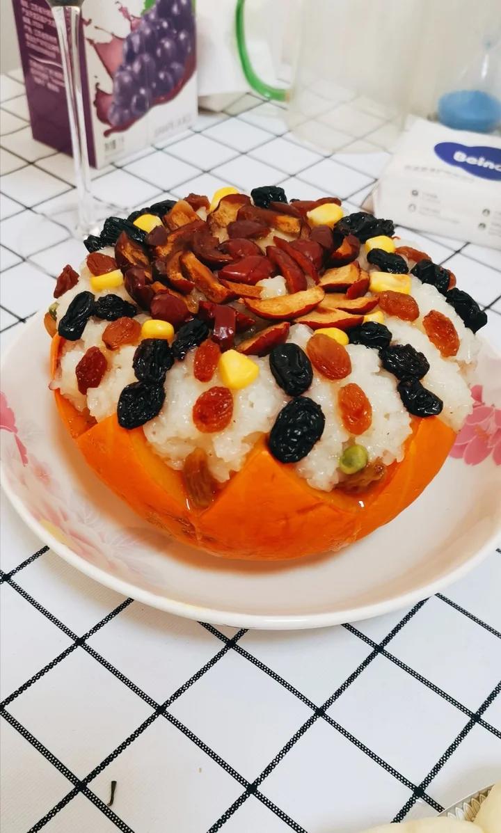 最美年夜饭-金玉满堂聚宝盆（豆沙馅八宝饭）