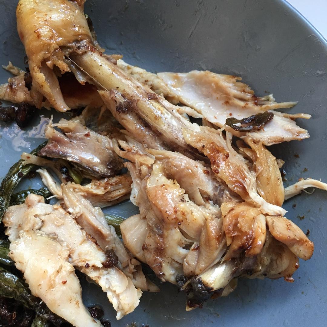 电饭锅简易版：盐焗手撕鸡