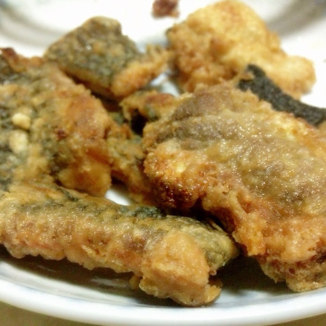 炸三文鱼皮