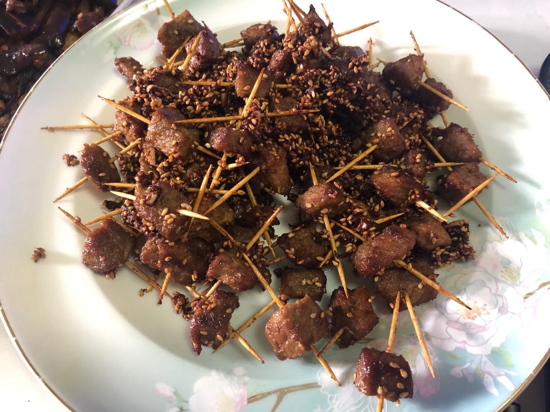 孜然牙签牛肉