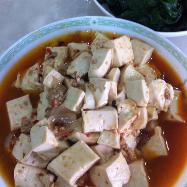 蒜香肉末烧豆腐