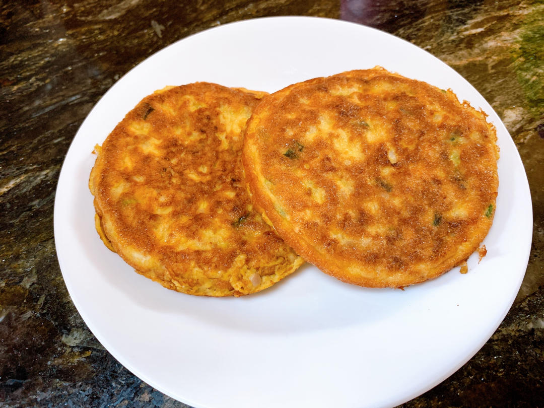 #简单健康#肉沫蛋饼#低碳高蛋白#孩子很爱#便当菜