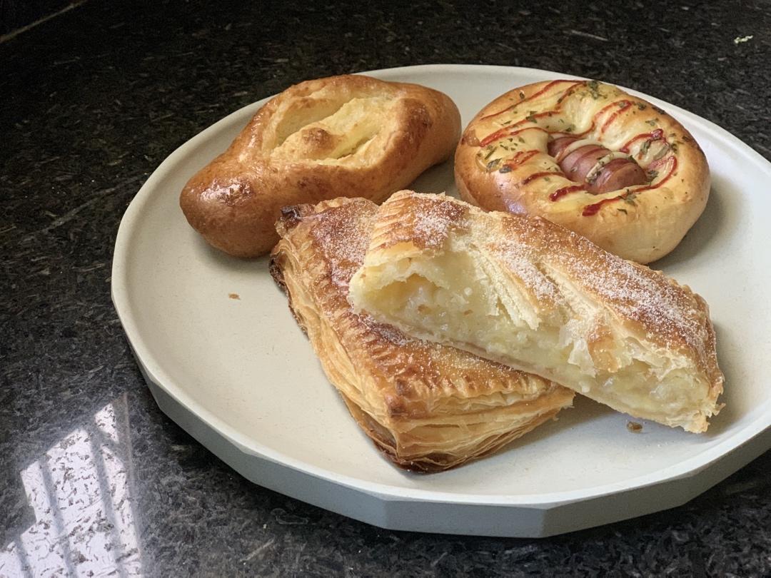 苹果派（超快手）菠萝派、香蕉派、红豆派