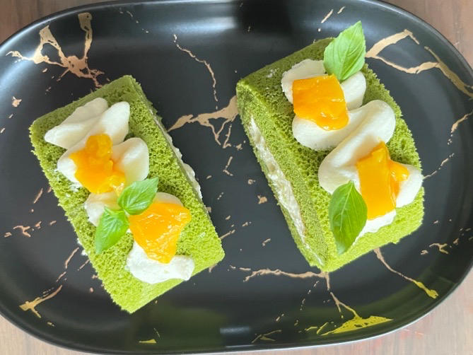 斑斓椰香蛋糕卷的做法