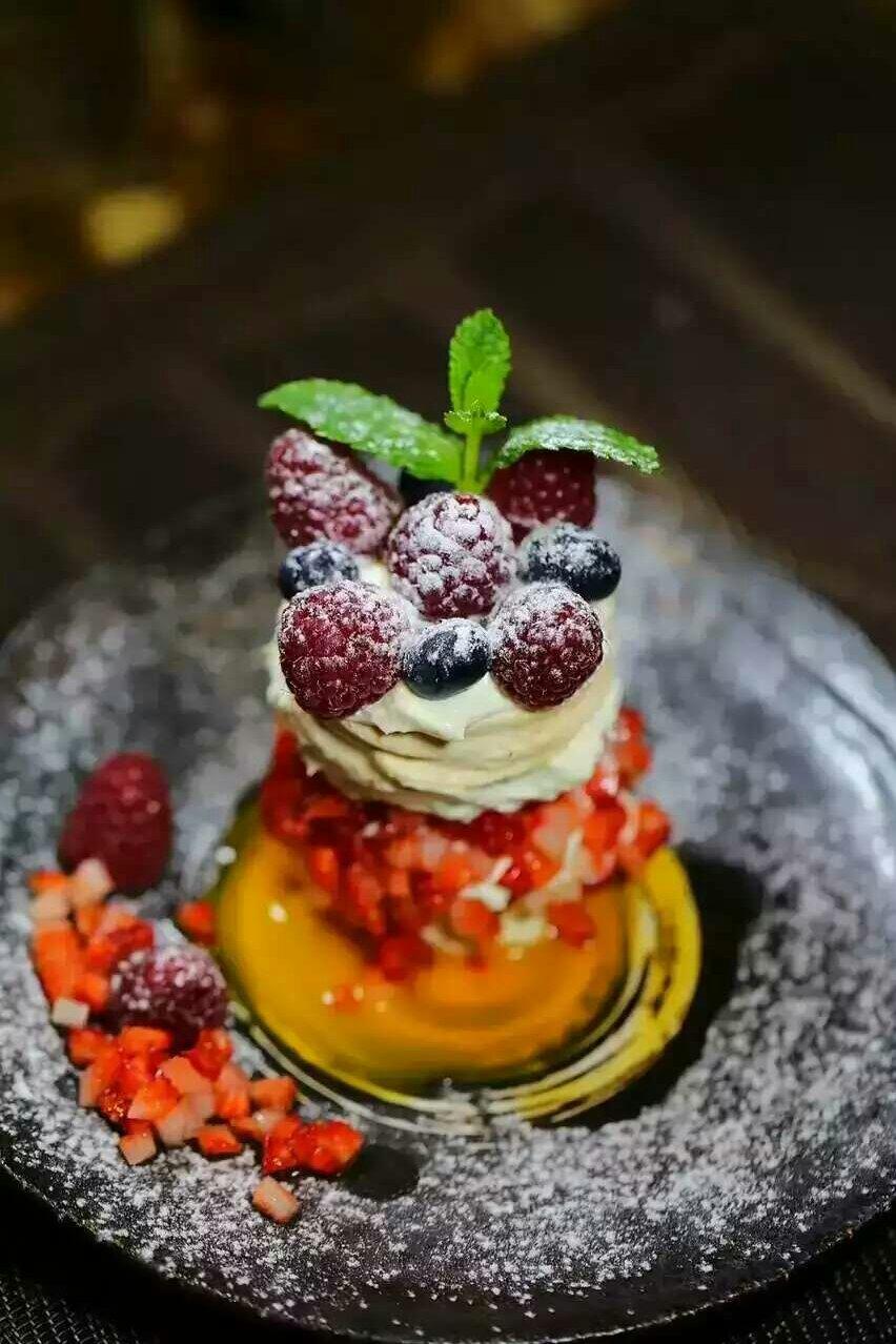 法式百香果糖霜饼