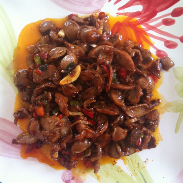 yezi_fairy做的小炒鸡胗