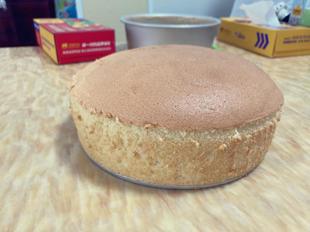 超柔软6寸戚风蛋糕(附8寸配方)零失败 超详细‼️含操作视频