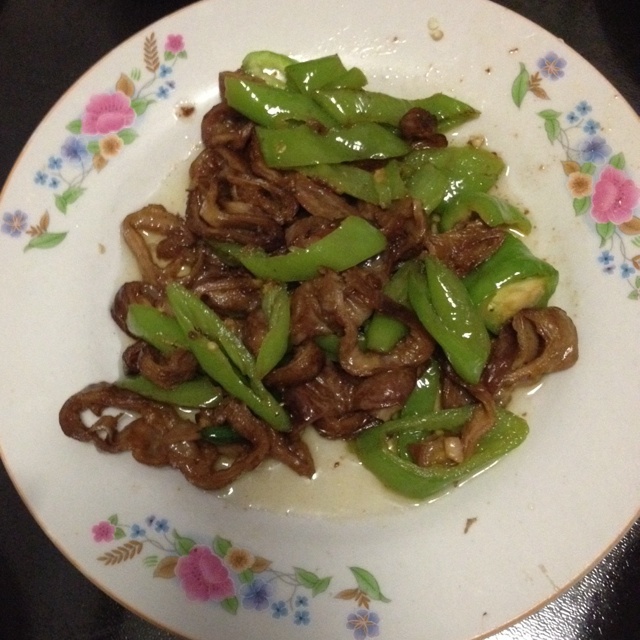 尖椒炒肥肠