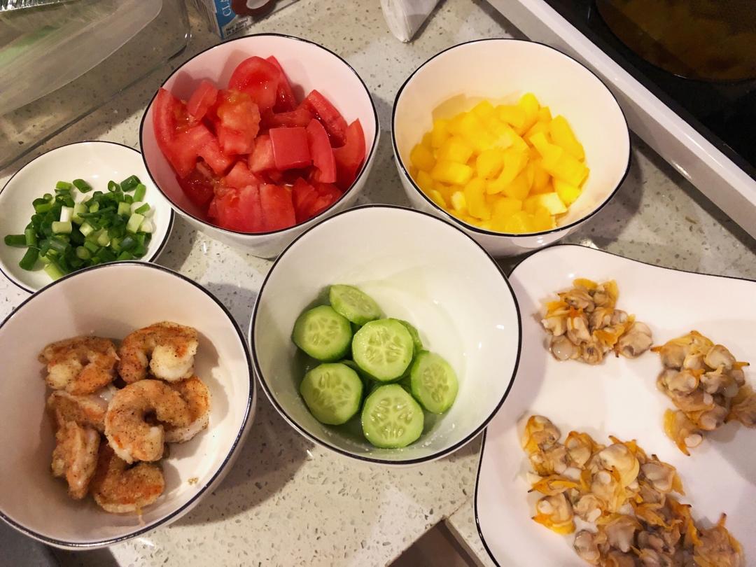 2张手抓饼皮搞定1个披萨——奥尔良鸡肉披萨