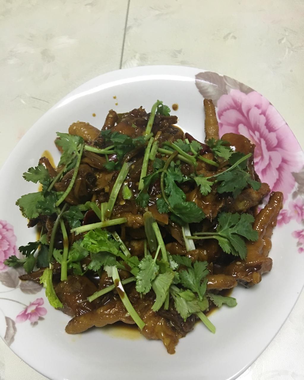 香辣烧鸡爪
