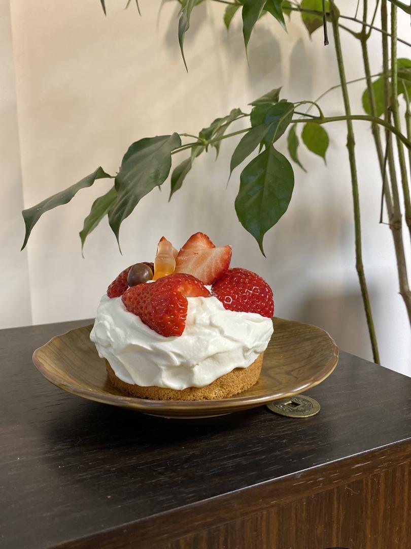 花见烘焙Hanami——10cm迷你草莓奶油戚风蛋糕