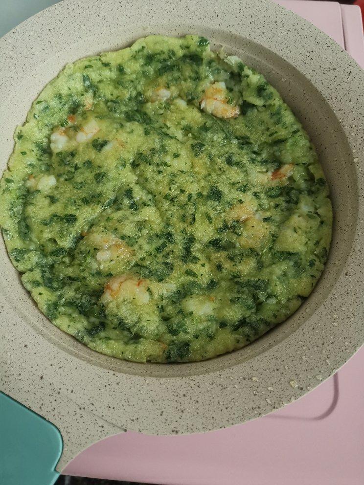 蔬菜鲜虾豆腐饼