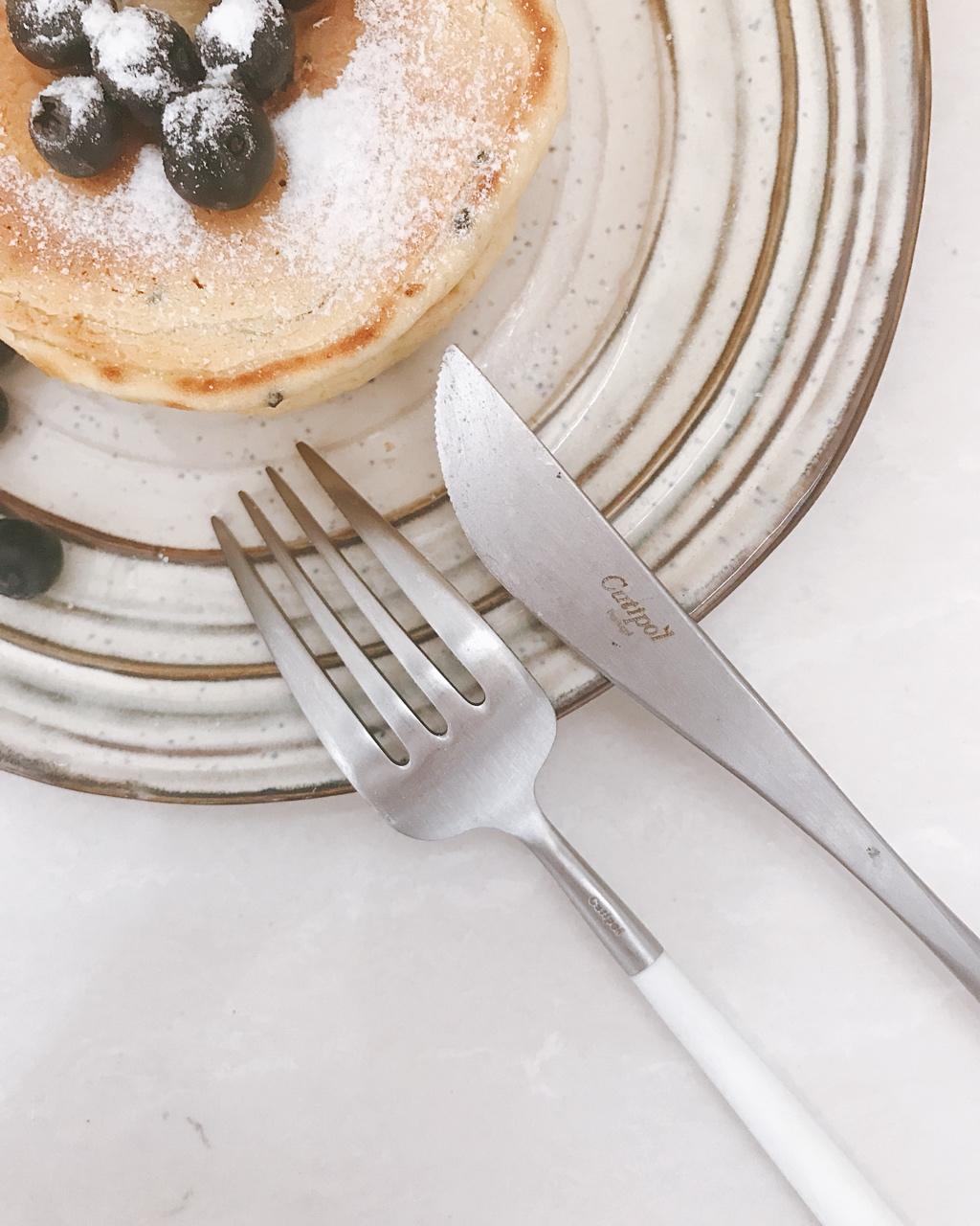 减脂100%全麦黑芝麻松饼（快手）