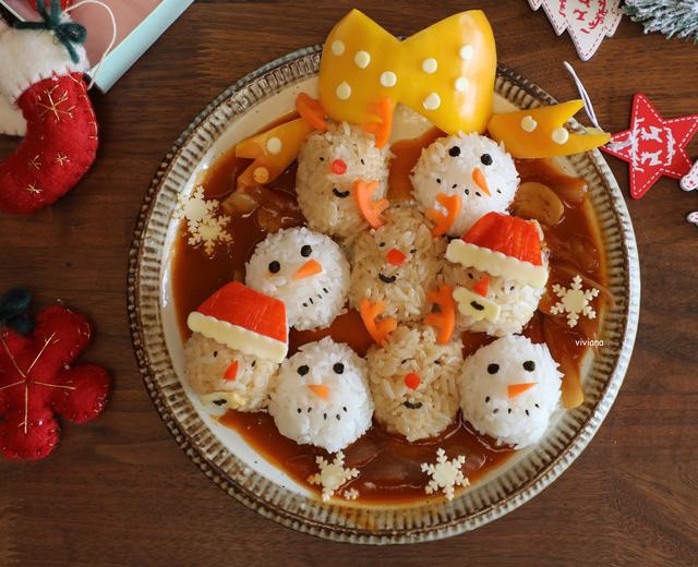 【超有爱】圣诞番茄红烩淋饭的做法