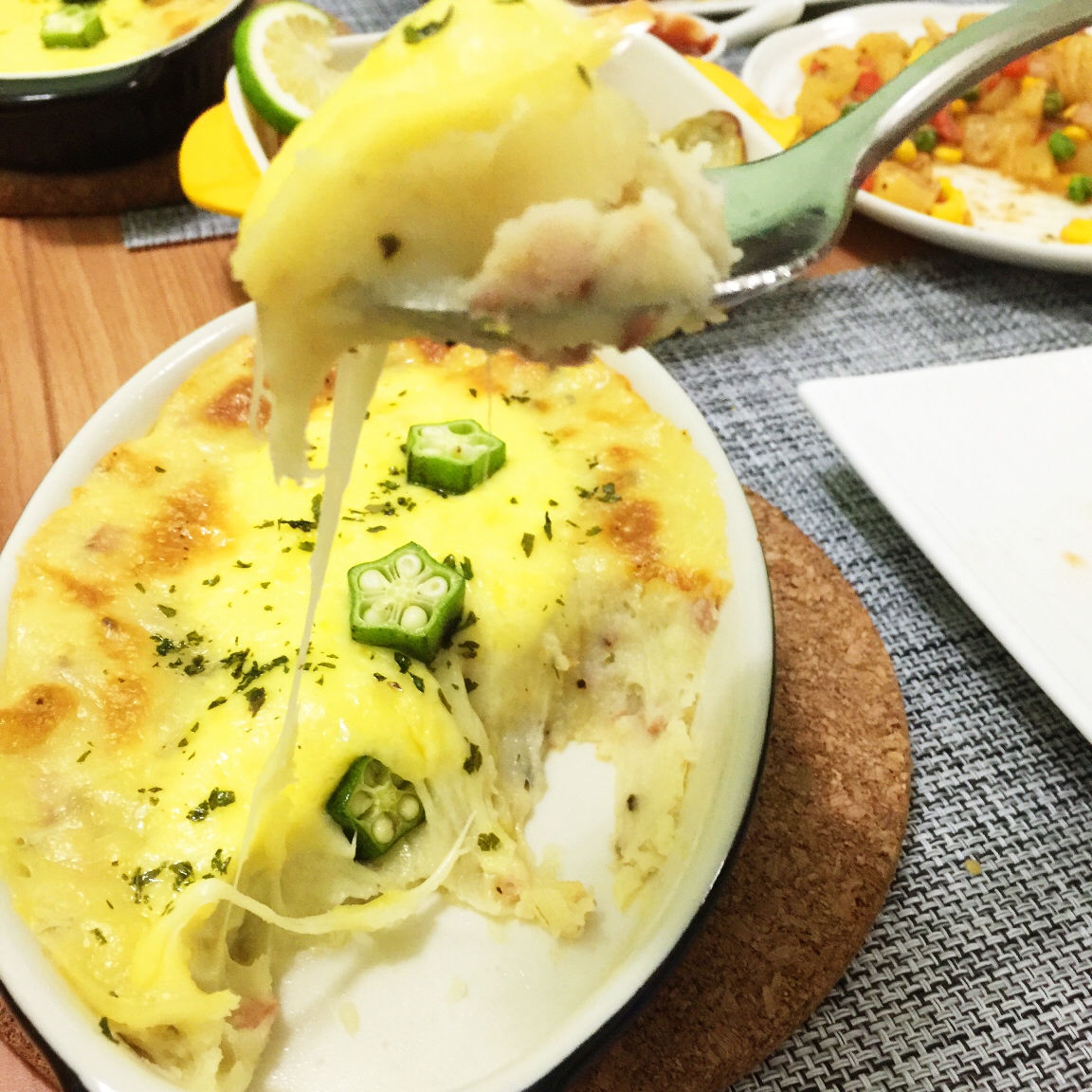 芝士焗薯泥