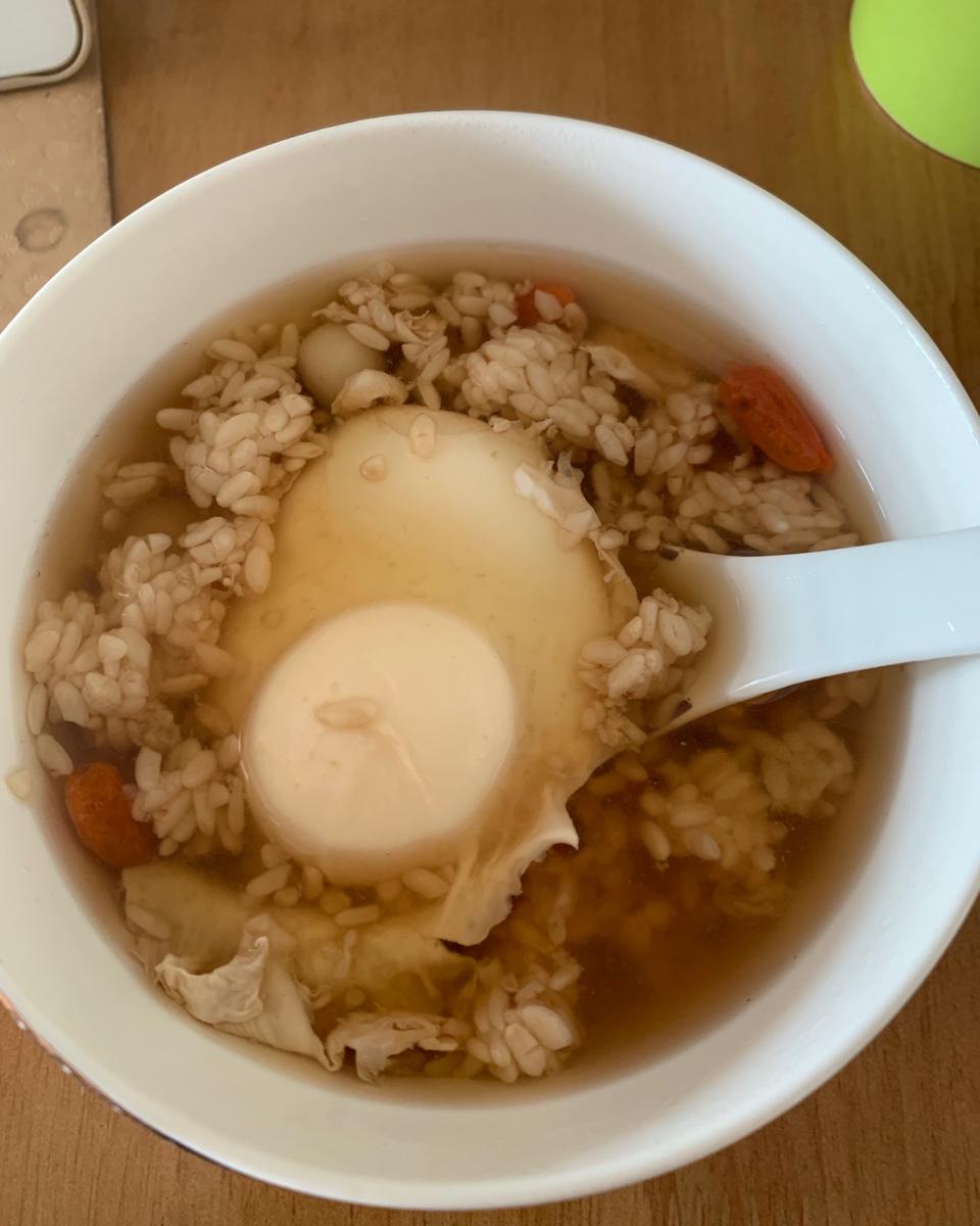 紅糖酒釀煮雞蛋-對伱好的