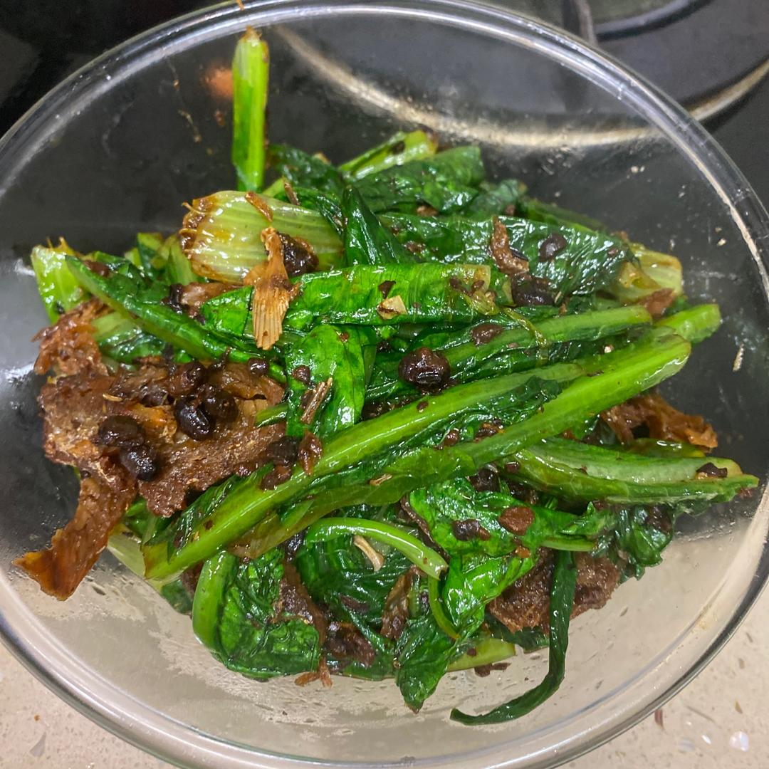 经典粤菜—米饭杀手|豆豉鲮鱼油麦菜