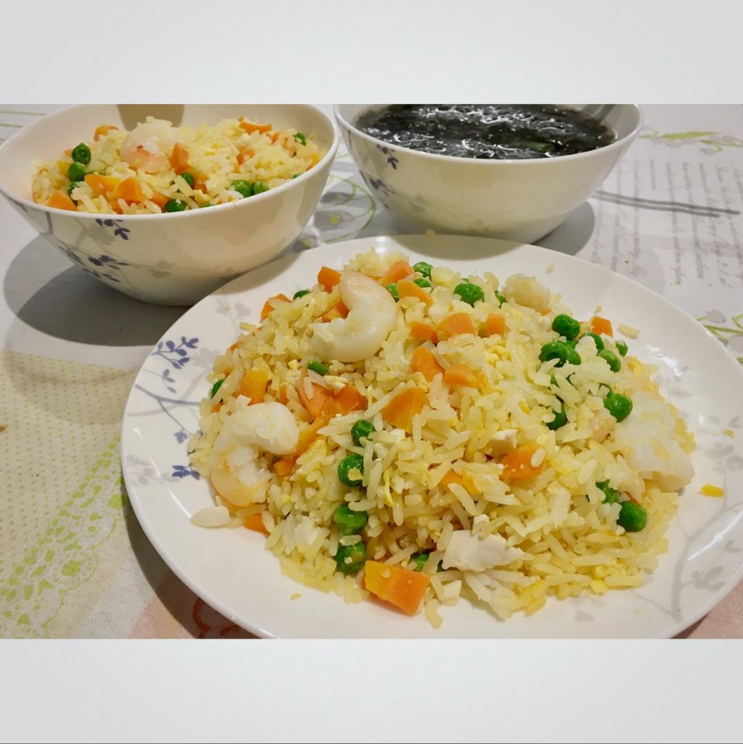 【耳光炒饭 & 烤茄子】