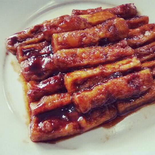 糖醋香煎豆腐条
