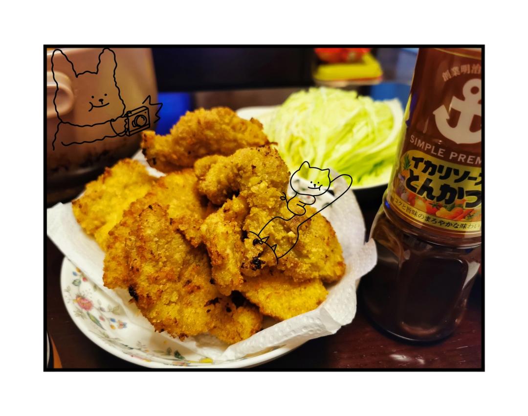 日式炸猪排（非油炸 揚げないとんかつ）