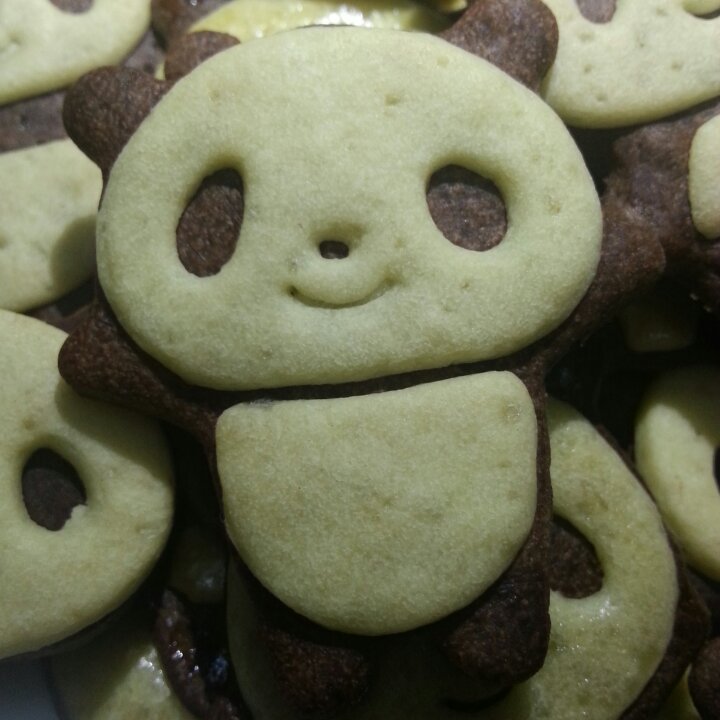 黑白熊猫饼干