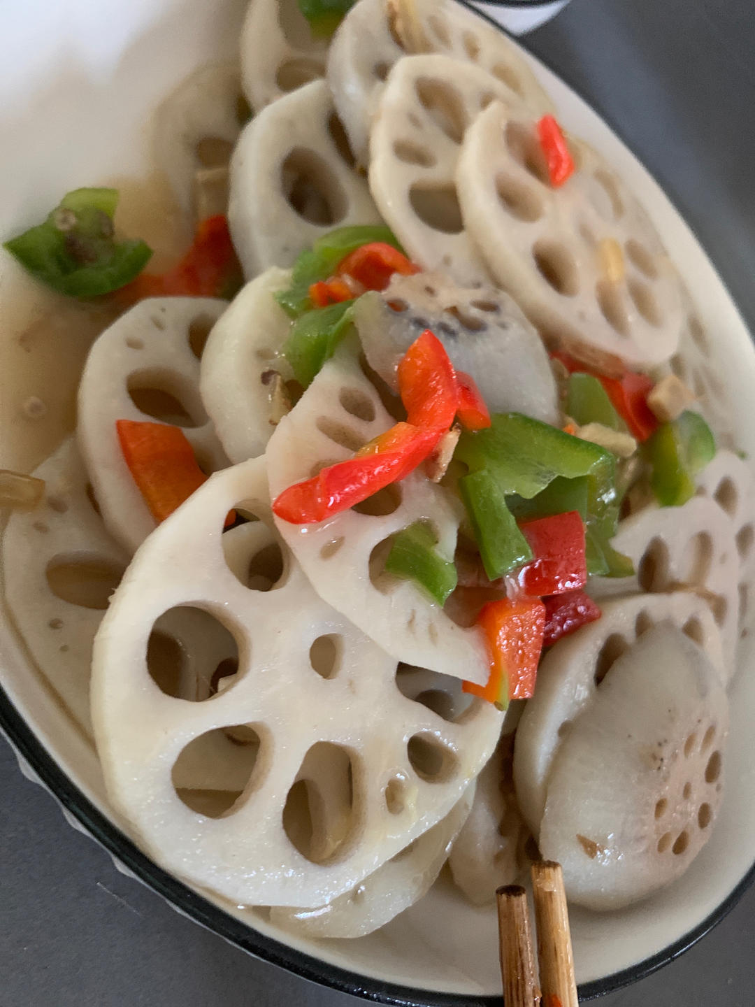 清炒藕片