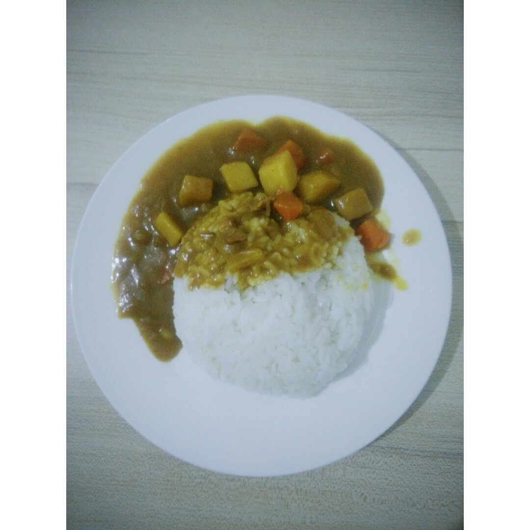 【电饭煲咖喱饭√】寝室学生福音☆ 超简单超好次♪！