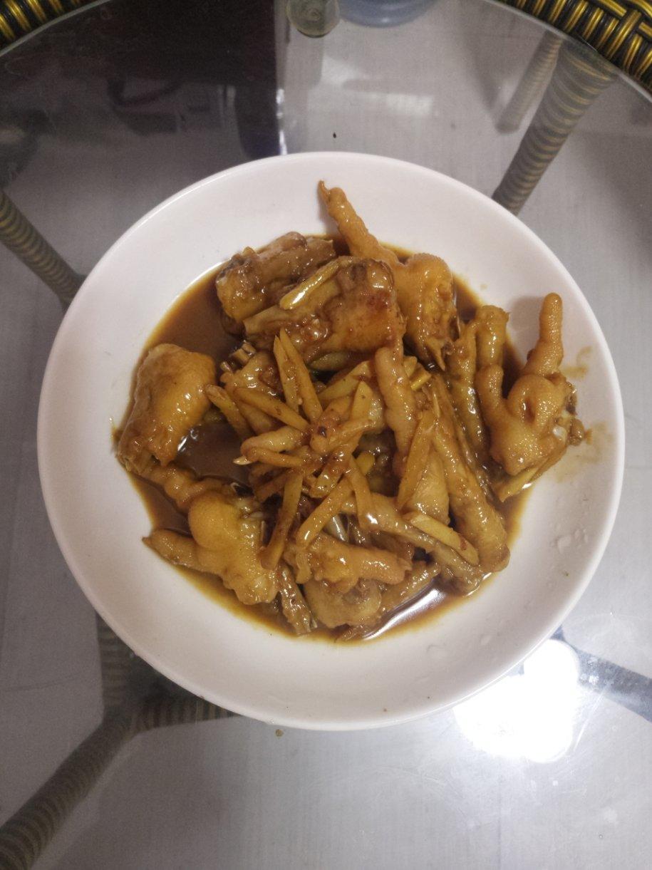 香辣烧鸡爪