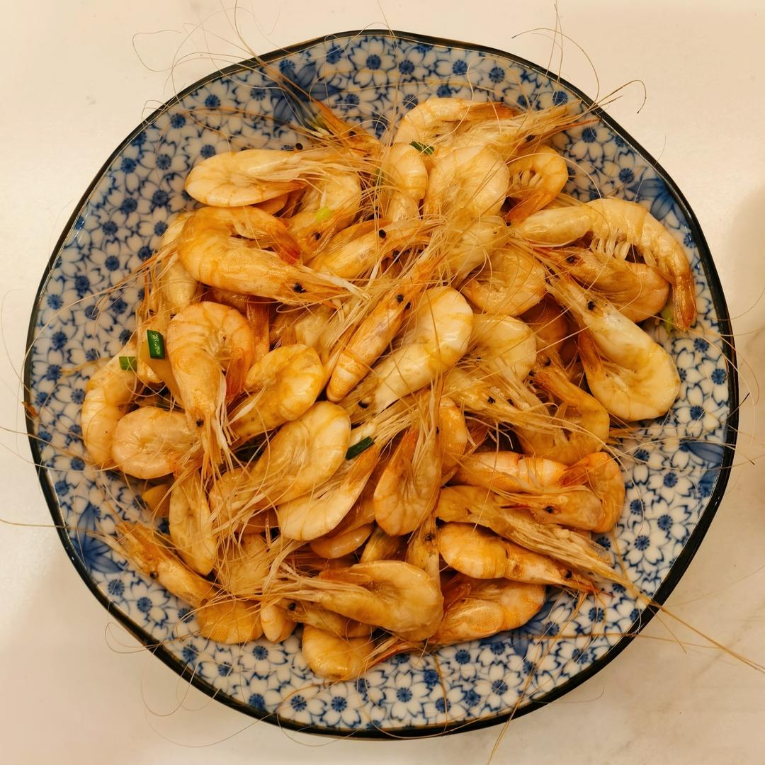 爆炒小白虾