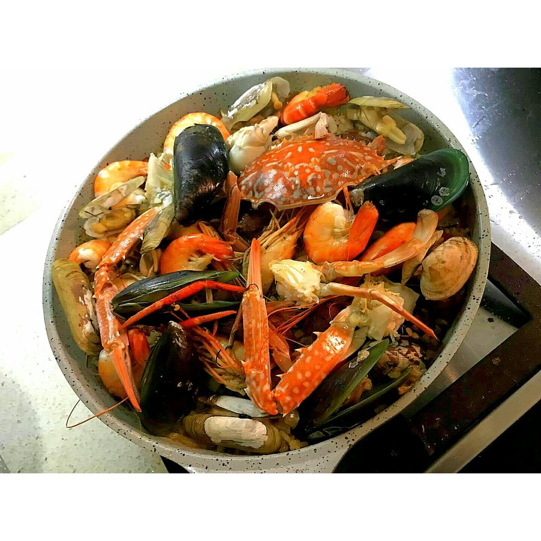 【曼食慢语】Seafood Paella 西班牙海鲜饭