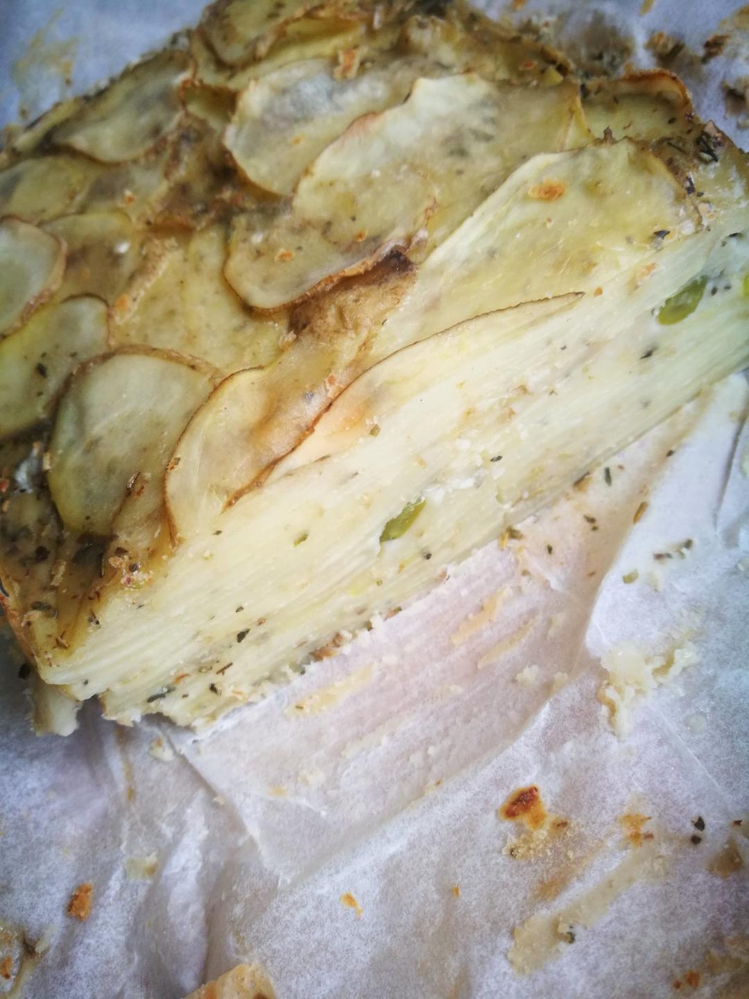 层层叠叠的蔬菜隐形蛋糕