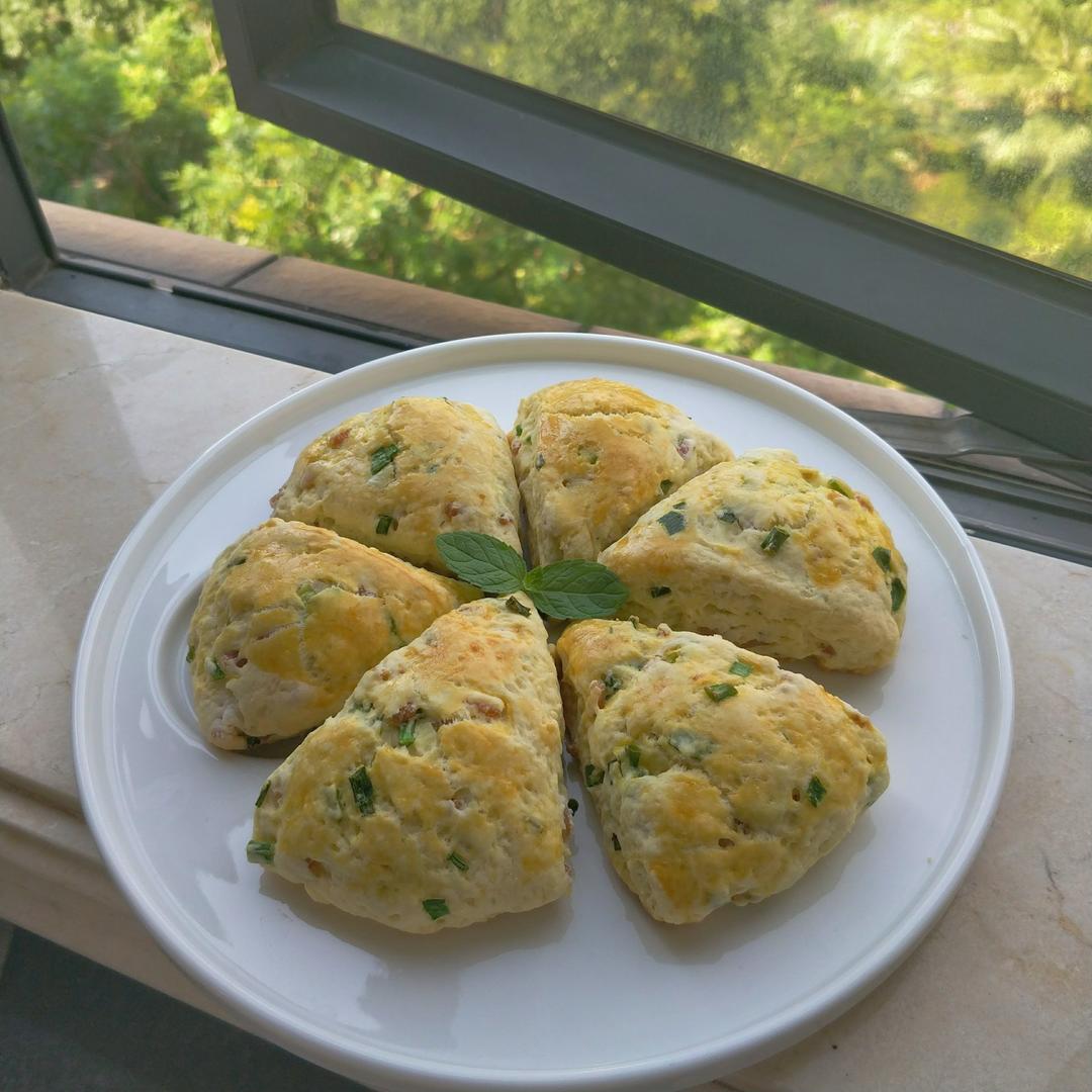 香葱培根咸司康