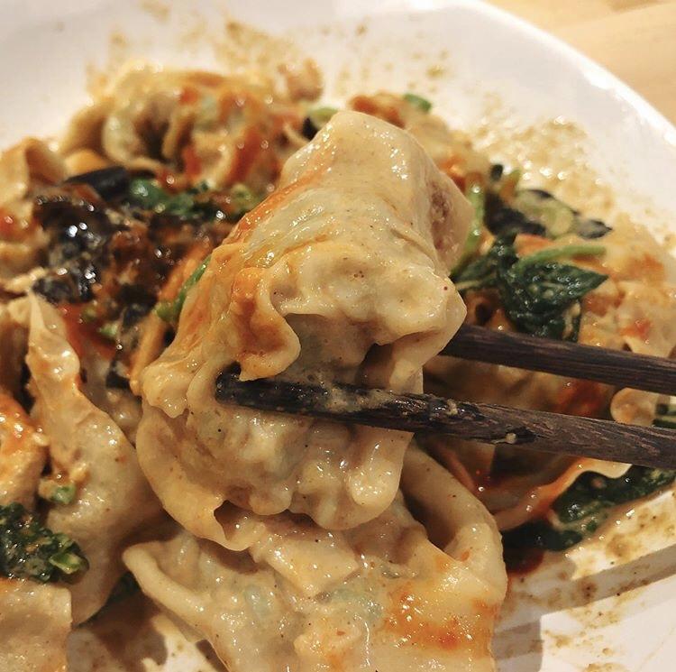 【麻辣拌馄饨×油煎馄饨】