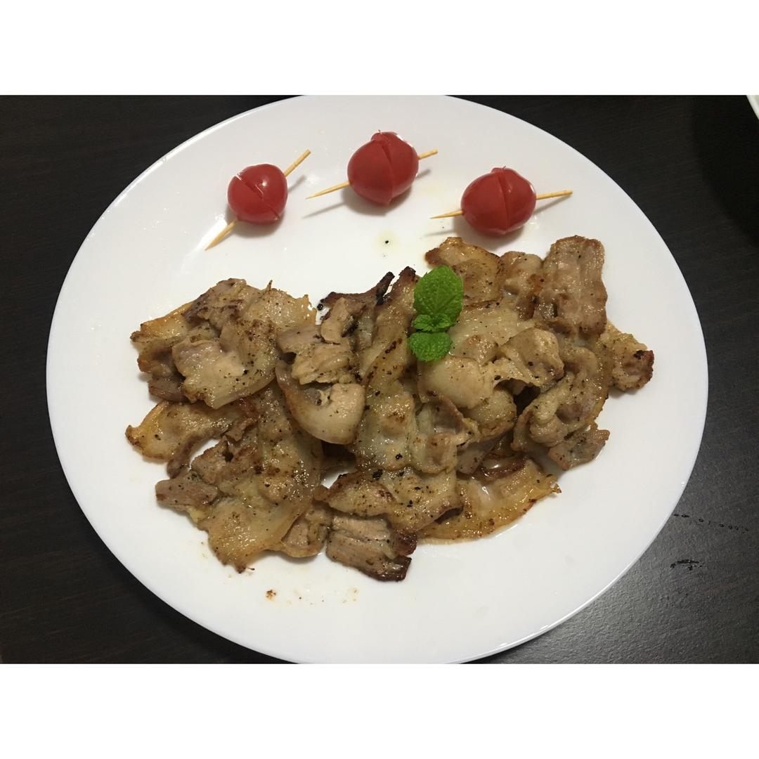 干煎五花肉