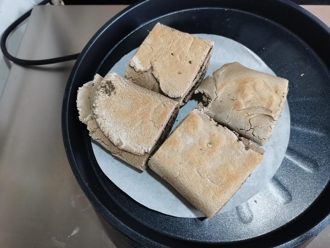 叠无油饼子😂～单味荞麦面