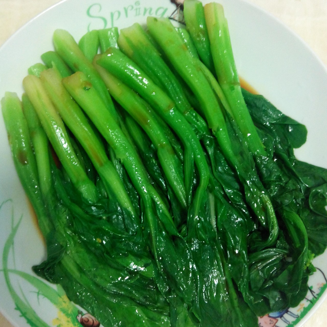 白灼菜心