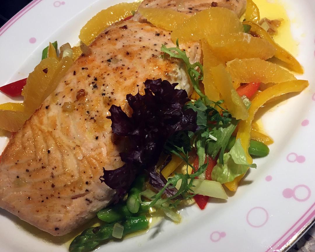 矜宸•低温香煎三文鱼的做法