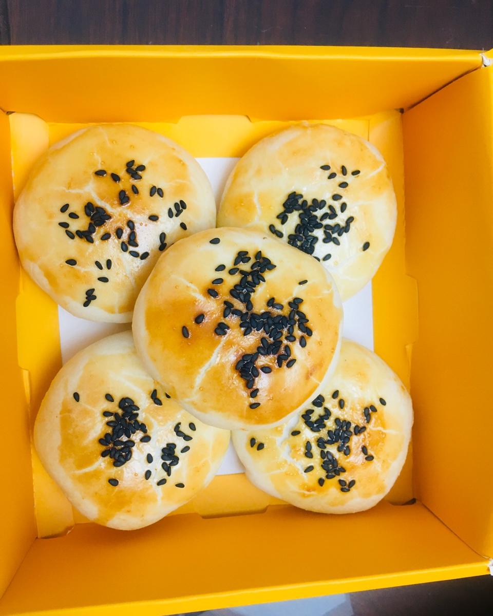 酥皮绿豆饼   酥得掉渣渣