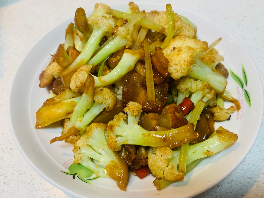 和饭店一个味道的干锅花菜