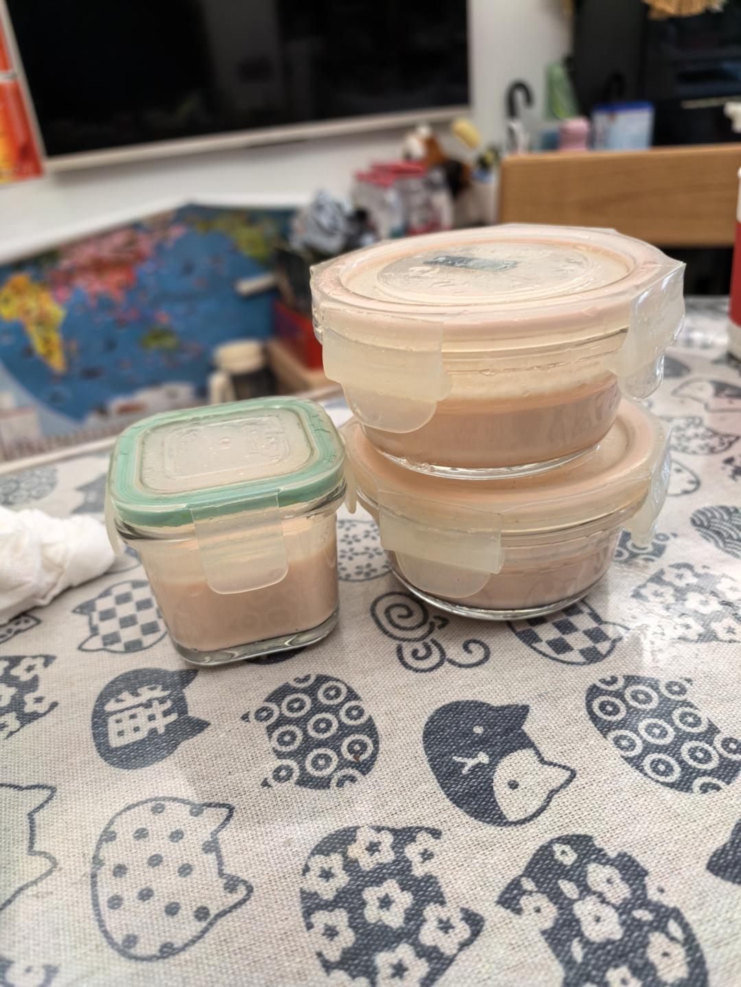 在家实现蜜桃雪糕自由，桃香浓郁，无冰渣，好吃‼️