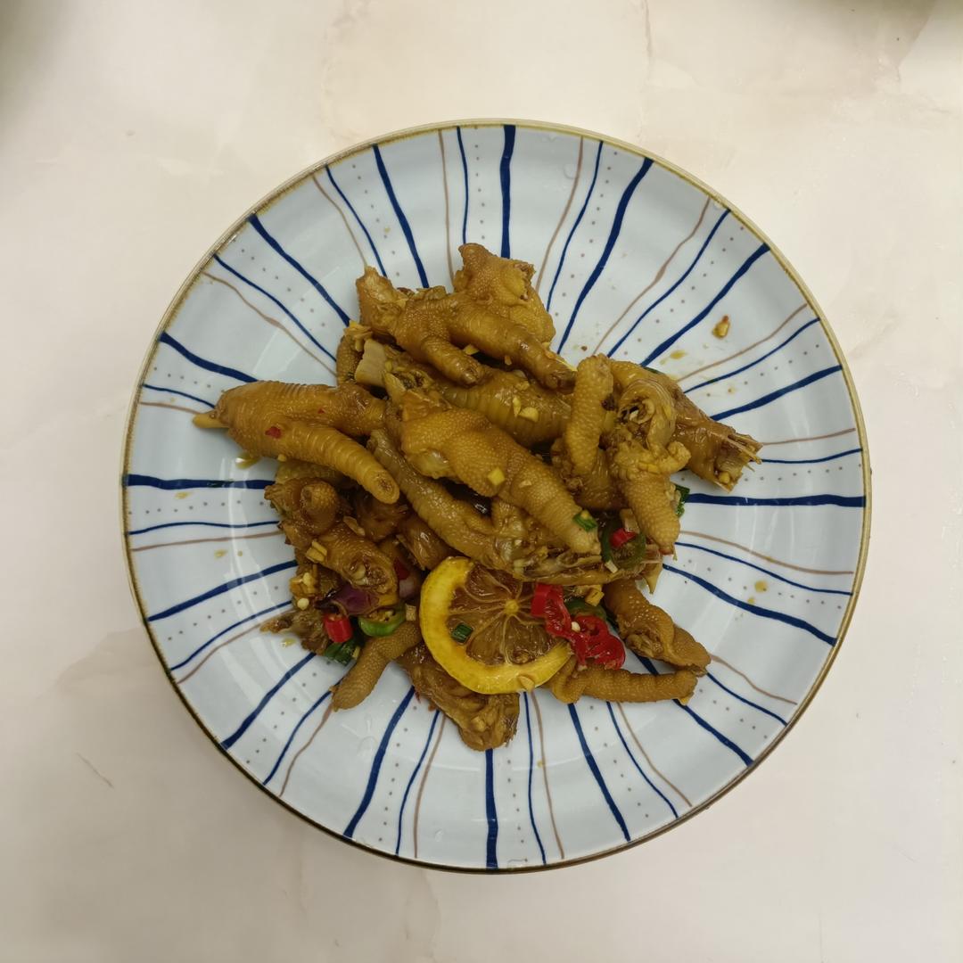 【柠檬酸辣鸡爪】自制超级无敌美味的网红鸡爪