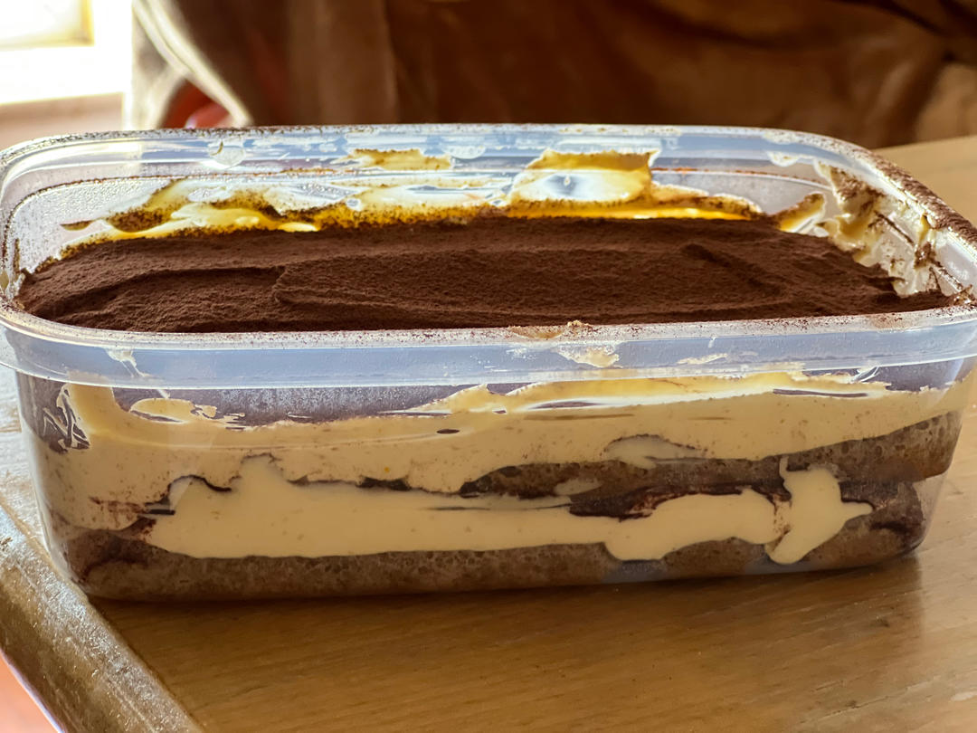 提拉米苏（熟蛋,无吉利丁）+自制马斯卡彭