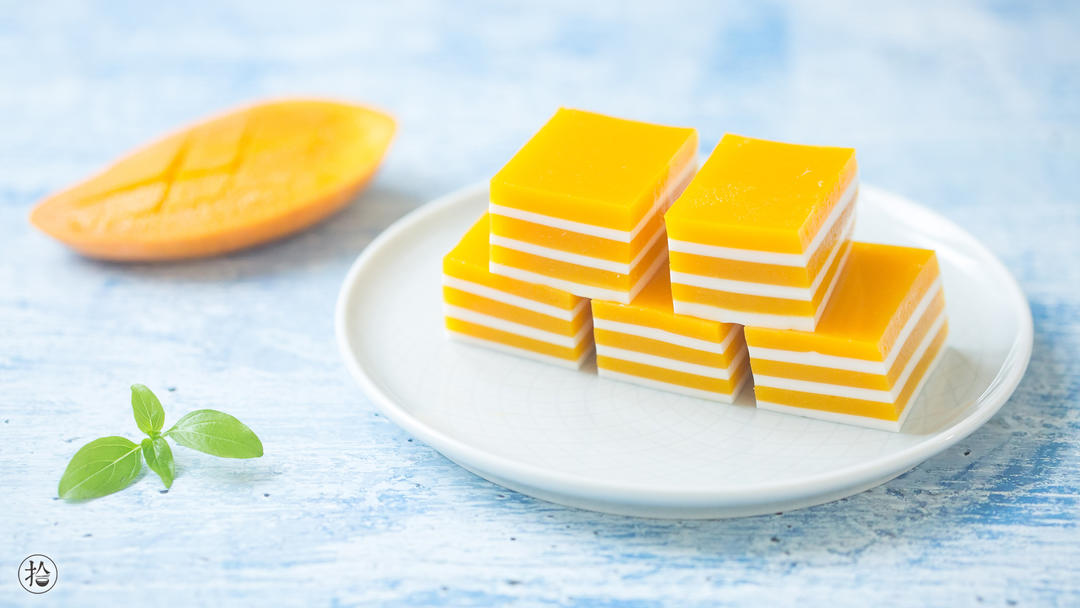 芒果椰汁糕的做法