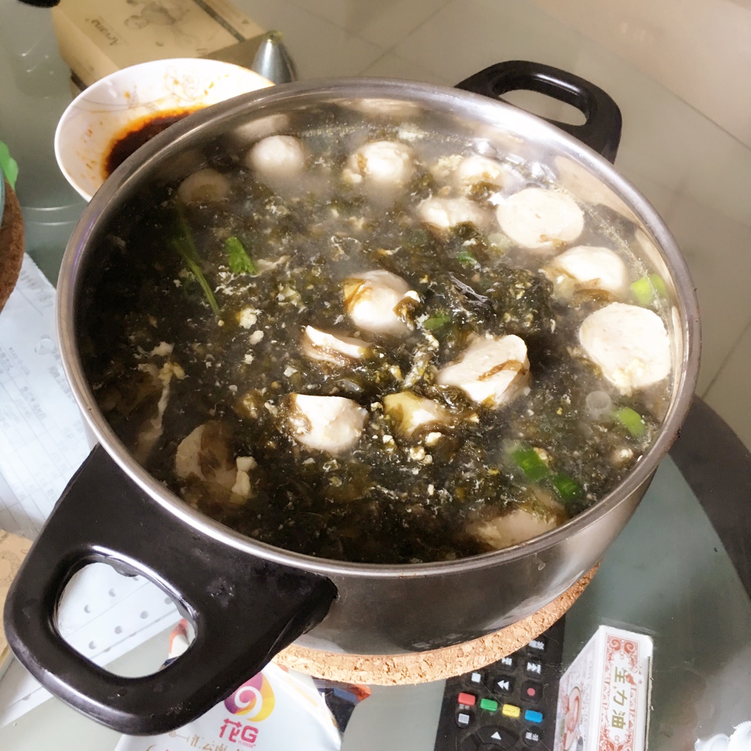 肉丸紫菜蛋花汤